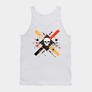 Abstract skull design Tank Top